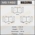 Колодка тормозная передняя Mitsubishi Pajero (06-)/ Toyota Hilux (11-), Land Cruiser Prado (02-09) MASUMA MS1482 (фото 1)