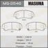 Колодки гальмівні передн Nissan Qashqai (06-13), X-Trail (07-14)/ Suzuki Kizashi (09-15) (MS-2546) MASUMA MS2546 (фото 1)