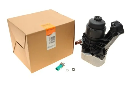 Корпус фільтру масляного VW Golf/Caddy/Crafter 2.0TDI 15-/Audi A3/Q2 1.6/2.0 TDI 15- (з радіатором) NRF 31356