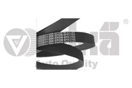 Ремінь поліклиновий 6PK1873 Skoda Fabia (01-14)/VW Polo (01-09,09-) Vika 12600636201