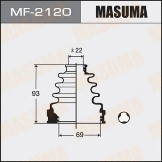 Пильовик ШРКШ внутрішнього Toyota Corolla (00-06), RAV 4 (00-05) (MF-2120) MASUMA MF2120 (фото 1)