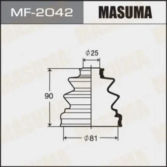 Пыльник ШРУСа внутреннего Mitsubishi L 200 (05-), Pajero (-06) MASUMA MF2042