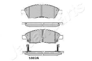 NISSAN Тормозные колодки TIIDA 07- JAPANPARTS PA-1002AF