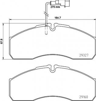 Колодки тормозные дисковые Nissan Cabstar (06-13) Nisshinbo NP2092SC