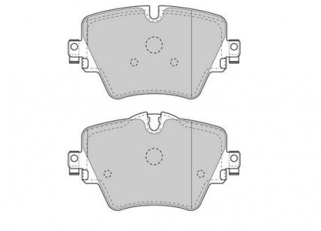Гальмівні колодки пер. BMW 1 (F40)/5 (G30/F90)/X1 (F48) (TRW) Jurid 573612J
