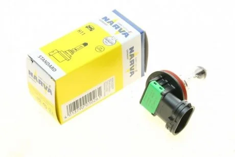 Автолампа H11 12V 55W PGJ19-2 Standard NARVA 480723000