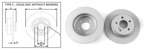 Диск гальмівний APLUS 61467AP