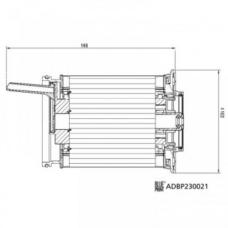 VW Фильтр топливный Touareg 3.0TDI 17-, AUDI A6 2.0TDI 13-, Q7/Q8 3.0TDI 5- BLUE PRINT ADBP230021