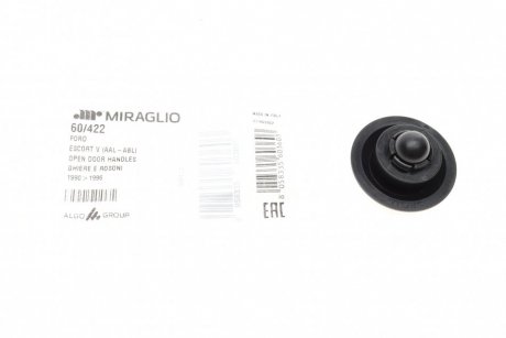 Кнопка обмежувача дверей (задніх) Fiat Ducato/Citroen Jumper 06- (чорна) MIRAGLIO 60/422