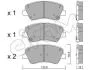 Колодки гальмівні перед. Ceed/Cerato/Elantra/Equus/i30 (09-21) CIFAM 822-944-0 (фото 1)