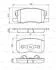 MITSUBISHI Колодки тормозные передн Colt -12 BOSCH 0986495313 (фото 1)