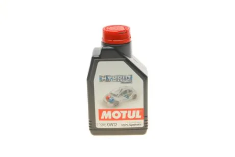 Олива 0W12 Hybrid (1L) (107151) (SAE J 300/ASTM D1298/ASTM D445/D4741/D2270) заміна на MOTUL 333301