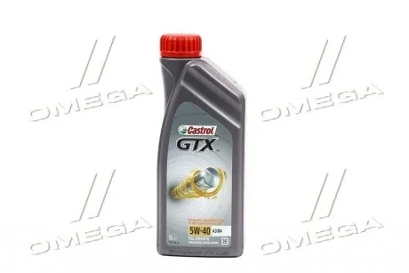 Моторна олива GTX 5W-40 A3/B4 / 1л. / CASTROL 15E62B
