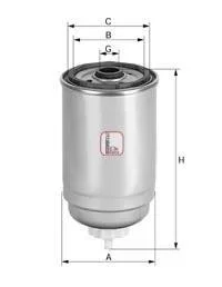 Фільтр паливний Hyundai Accent 1.5CRDI 02-06/Santa Fe 2.0/2.2CRDI 03.06-08.06 SOFIMA S 4439 NR