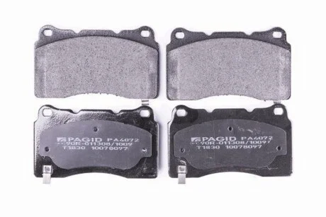 Колодки гальмівні дискові комплект; передн. та задн. Hella pagid 8DB 355 014-451