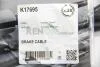 Трос ручного гальма зад. Connect 08- Л=Пр. (низька база/+ABS) (1818/1694+1818/1690) A.B.S. A.B.S. K17695 (фото 4)