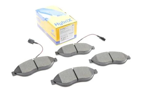 Колодки гальмівні (передні) Citroen Jumper/Fiat Ducato/Peugeot Boxer 06- (+датчики) Metelli 22-0708-1