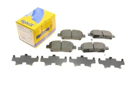Колодки гальмівні (передні) Toyota Corolla 01-08/Prius 03-09/Yaris 99-05 Metelli 22-0423-0
