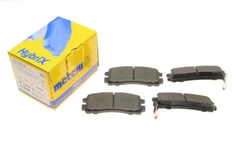 Колодки гальмівні (задні) Mitsubishi Lancer V-VII 94-13/Galant VII 92-96/Space Wagon 98-04 Metelli 22-0398-0