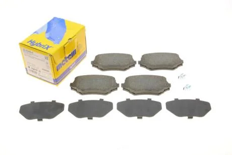 Колодки тормозные (передние) Suzuki Grand Vitara 98-05/Vitara 88-98 Metelli 22-0249-0