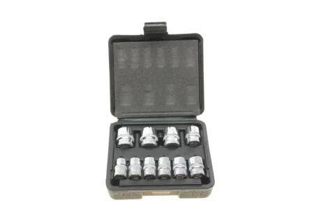 Набор головок 12-ти гранных 1/4" (10 шт) Vigor V7538/10