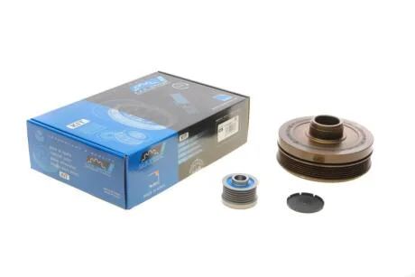 Шків колінчастого валу + шків генератора BMW 3 (F30/F80)/5 (F10)/X3 (F25)/X4 (F26) 13-18 B47/N47 IJS GROUP 17-1324KIT