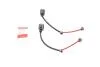 Датчик износа тормозных колодок (задних) Porsche Cayenne 4.0 Turbo 17-(к-кт 2шт) QUICK BRAKE WS 0480 A (фото 1)