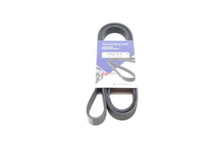 Ремінь генератора Renault Megane I/Ford Transit 2.0 94-00 (6PK1650) HUTCHINSON 1650 K 6