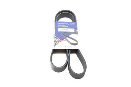 Ремень генератора Fiat Ducato 2.3D 06- (7PK1236) HUTCHINSON 1236 K 7