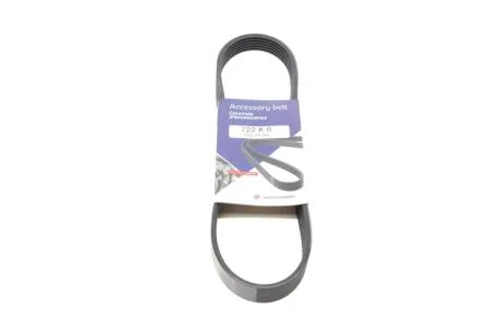 Ремінь генератора Citroen Berlingo/Jumper/Jumpy/Fiat Ducato/Scudo/Peugeot Boxer/Expert (6PK722) HUTCHINSON 722 K 6