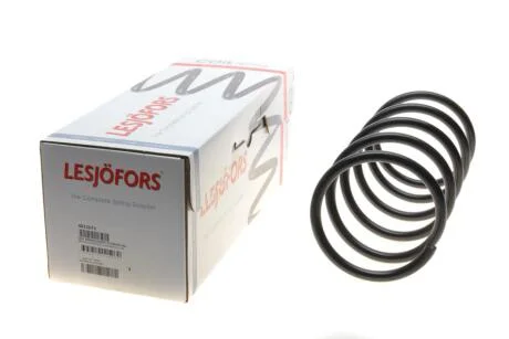 Пружина (передняя) Citroen Berlingo/Peugeot Partner 1.9D 02-15 (фургон/микроавт) (-AC) (нагр.800кг) LESJOFORS 4015671