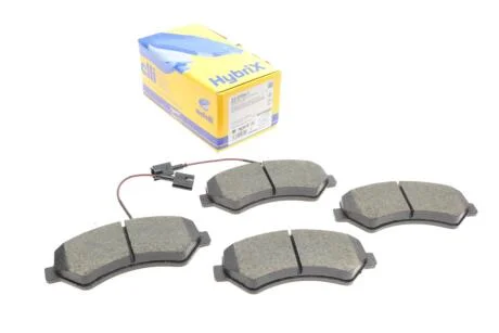 Колодки гальмівні (передні) Citroen Jumper/Fiat Ducato/Peugeot Boxer 06- R16 (з датчиком) Metelli 22-0709-1