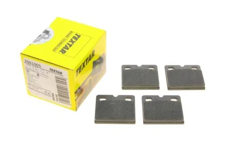 Колодки гальмівні (задні) Tesla Model S/X 13- (Brembo) TEXTAR 2061005