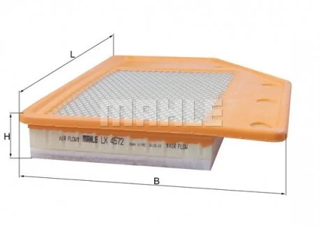 Фільтр повітряний Opel Insignia 1.5/1.6 Turbo 17- MAHLE MAHLE / KNECHT LX 4572