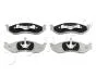 Колодки тормозные дисковые Jeep Cherokee 2.5 (96-99),Jeep Cherokee 2.5 (90-96) JAPKO 50057 (фото 1)