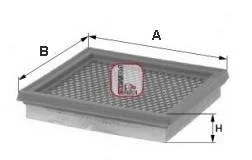 Фільтр повітряний Audi A8 2.5-4.2 94-02/Skoda SuperB 2.5TDI 01-08 SOFIMA S 3100 A