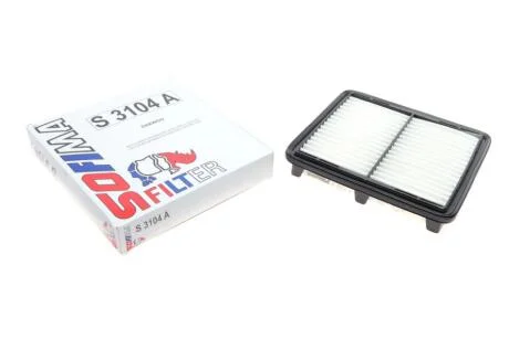 Фільтр повітряний Daewoo Matiz 0.8/1.0 98- SOFIMA S 3104 A