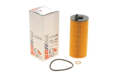 Фільтр масляний BMW 3 (E90-E93/F30/F80)/4 (F32)/5 (F10/F18)/7 (F01-F04)/X5 (F15/F85) 10- (N47/N57) SOFIMA S 5142 PE