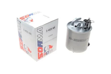 Фильтр топливный Nissan Qashqai 1.5dCi 07-13 (с датчиком воды) (OE line) SOFIMA S 4025 NR