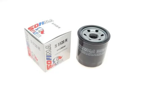 Фільтр масляний Hyundai Accent/Getz/i10/i20/i30 1.0/1.4 11- SOFIMA S 5120 R