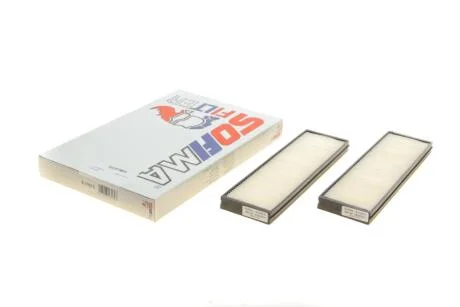 Фільтр салону Hyundai i20 08-15 (к-кт 2шт) SOFIMA S 3163 C