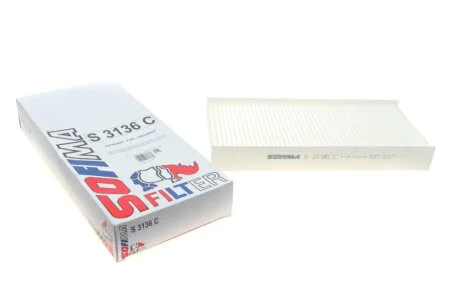 Фильтр салона Fiat Scudo/Citroen Jumpy/Peugeot Expert 1.6-2.0 HDi 07- SOFIMA S 3136 C