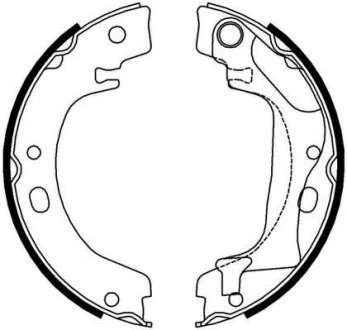 Колодки ручного тормоза TOYOTA Corolla 02- Jurid 362631J