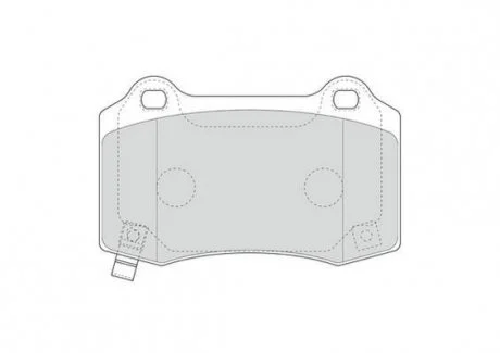 CHRYSLER Тормозные колодки задн.300C, TESLA MODEL S 70D AWD 15-, JEEP GRAND CHEROKEE IV 6.4 11-, CHEVROLET CAMARO 6.2 09-15 Jurid 573623J