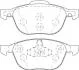 FORD Тормозные колодки передн.C-Max,Focus II,III,Kuga I,II Mazda 3,5,Volvo 03- Jurid 573753J (фото 1)