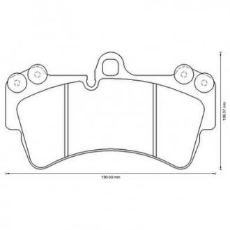 VW Тормозные колодки передн.Touareg,Audi Q7,Porsce Cayenne 2.5-5.0 02- Jurid 573282J