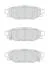 SUBARU Тормозные колодки задн. Forester,Impreza,Legacy,Outback Jurid 573380J (фото 1)