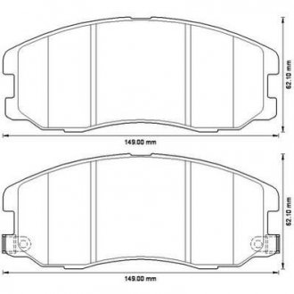 CHEVROLET Тормозные колодки передн.Captiva,Opel Antara 05- Jurid 572570J