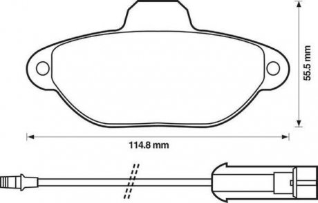 FIAT Тормозные колодки передние Panda 03-,Punto 93- Jurid 571523D