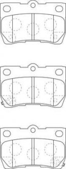 TOYOTA Тормозные колодки задн.Lexus GS/IS 05- Jurid 573393J